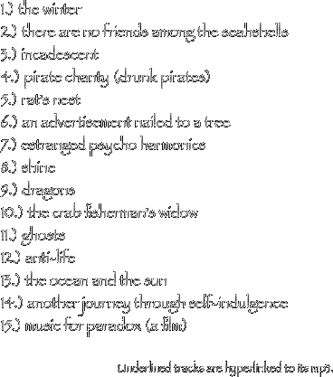 1.) the winter