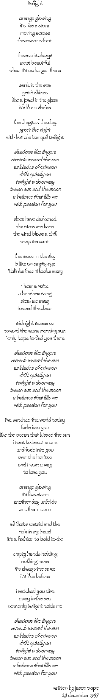 twilight
