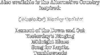 Also available is the Alternative